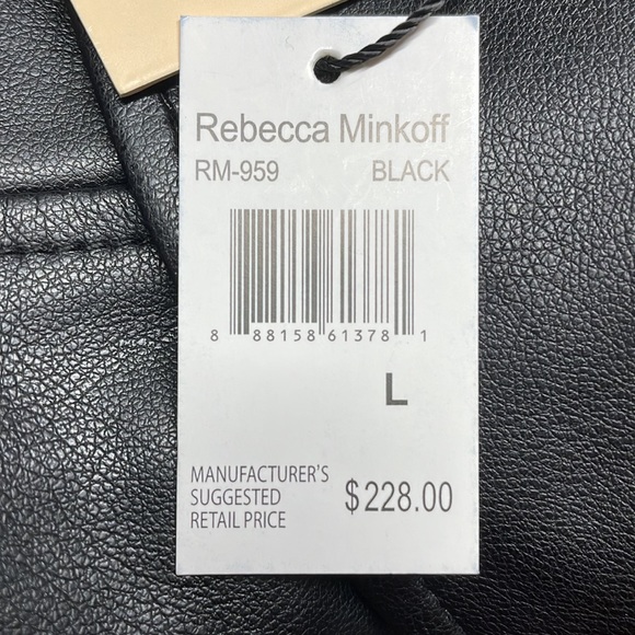 Rebecca Minkoff Leather Shacket MSRP $228 Size Large - Picture 5 of 5
